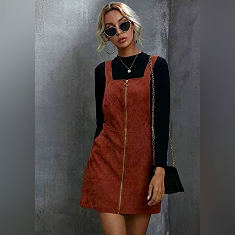 Buy 2 get 1 free clothing! Corduroy mini dress